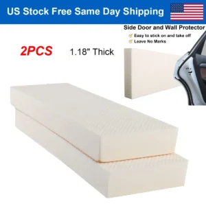2PCS Blanc Garage Mural Protecteur Voiture Porte Pare-chocs Auto-Adhésif EVA Mousse US-